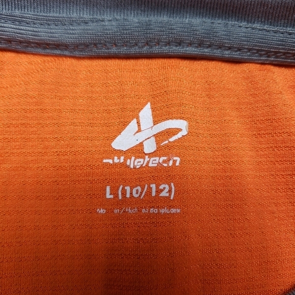 boys orange and gray tank top size large 10-12 - Picture 4 of 6